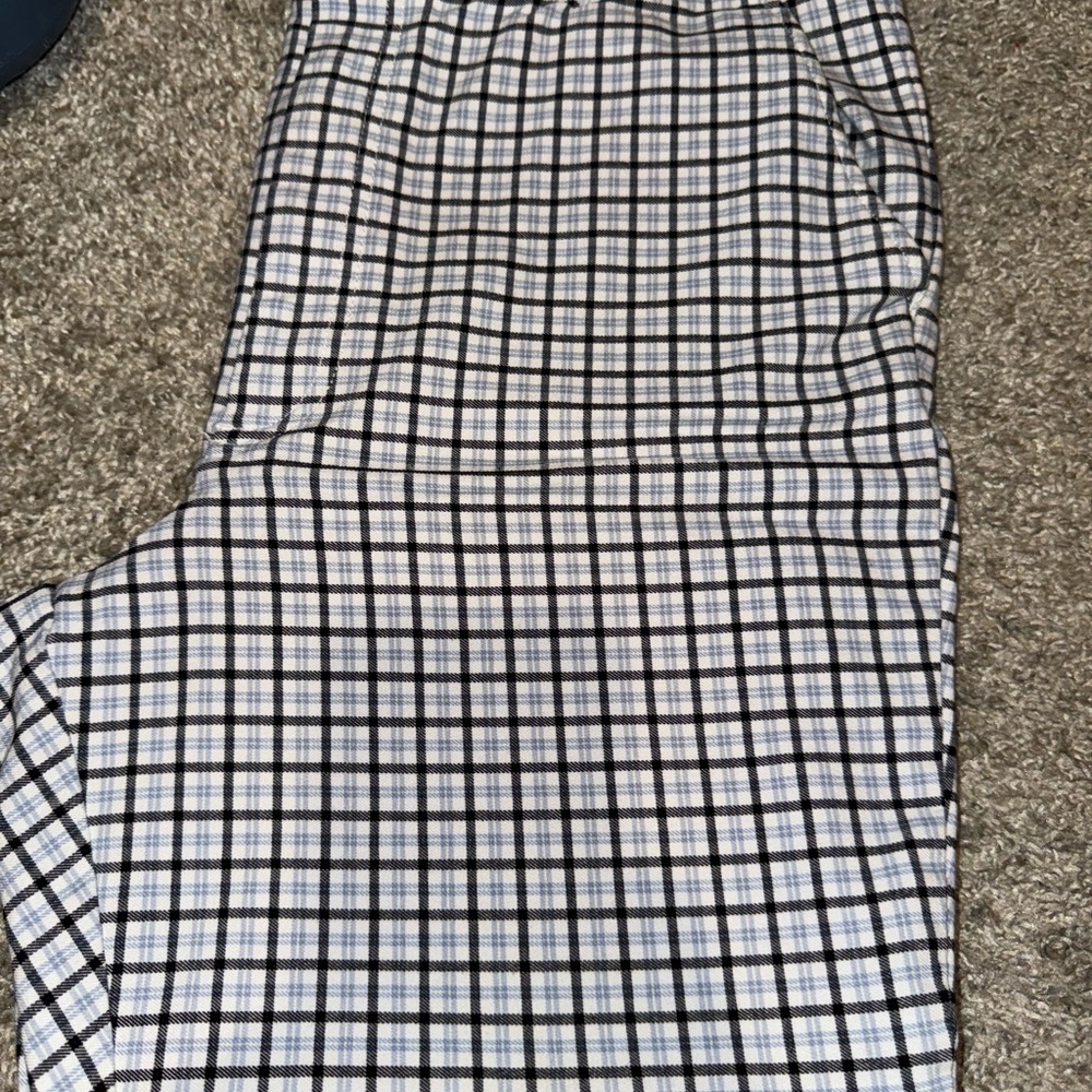 Hollister Black and White Checkered Pencil Skirt